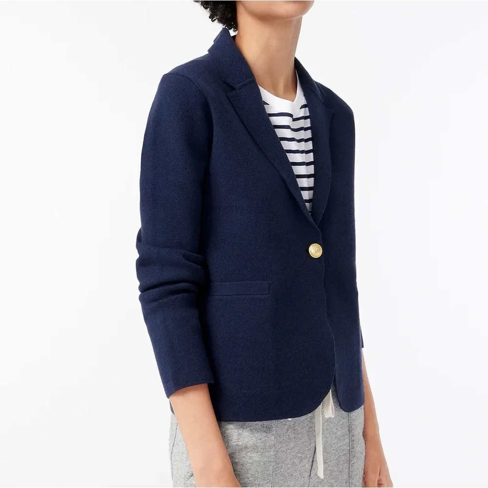 J.Crew Camille shrunken sweater-blazer